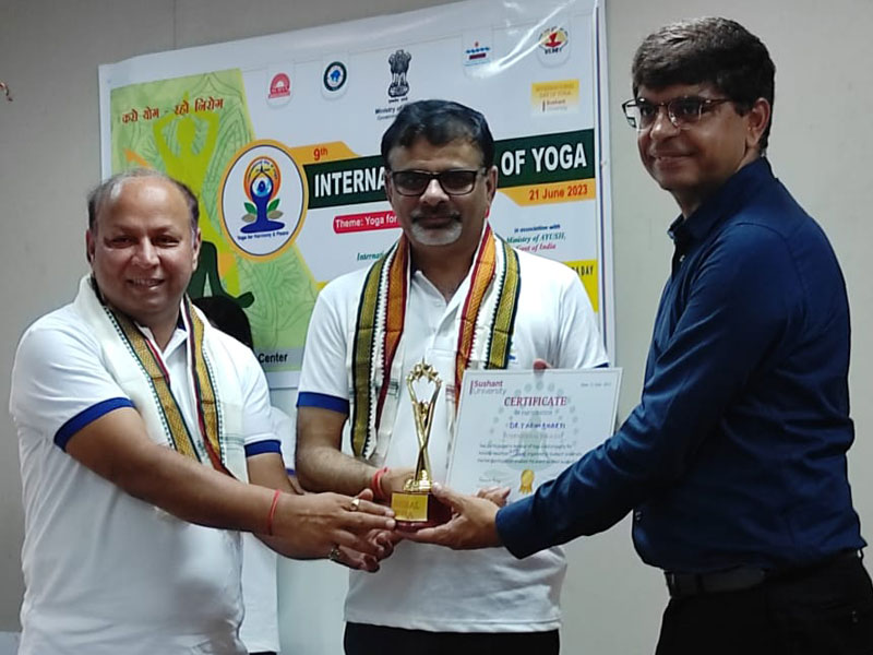 With Sushant University VC